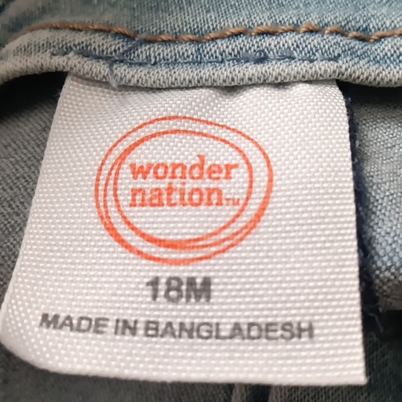 Wonder Nation's Denim Overall Dress - Picture 3 of 3